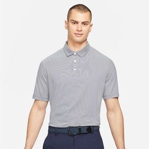 NWT! Nike Dri-FIT Player Mens striped golf polo. XL